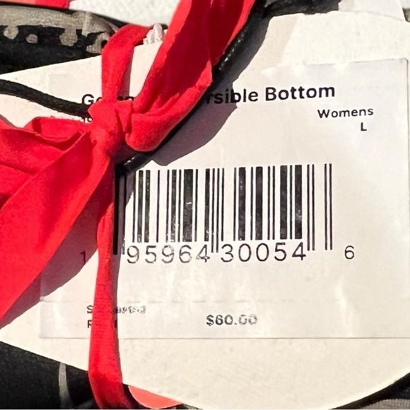 🌻NEW w.tags prAna GEMMA Reversible Swim Bottom in Seaside + Black Size Large - Picture 11 of 11